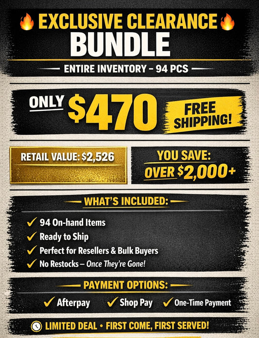 94 PCS, ENTIRE INVENTORY COLLECTION!