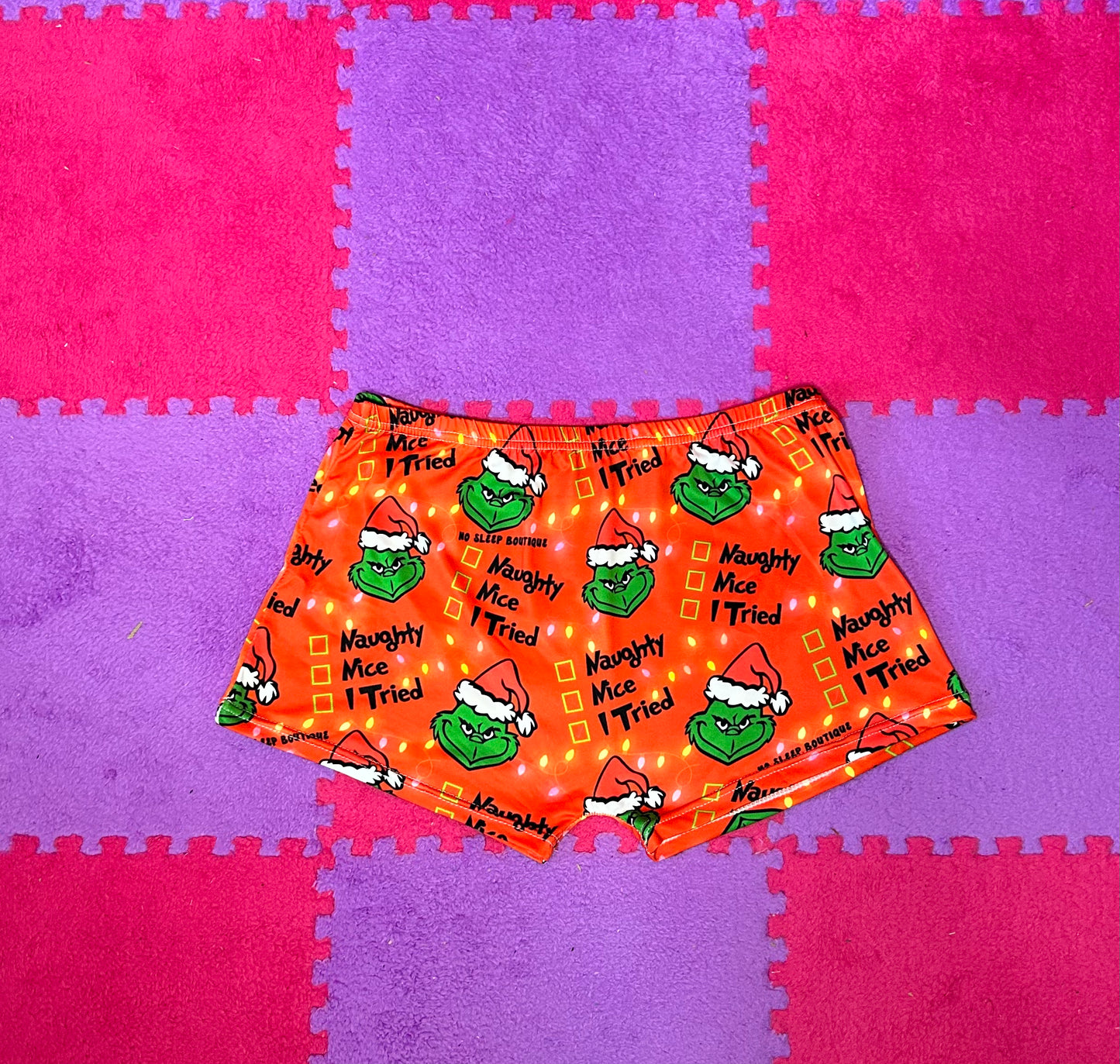 Grinch Naughty Nice I tried 🤷🏽♀️