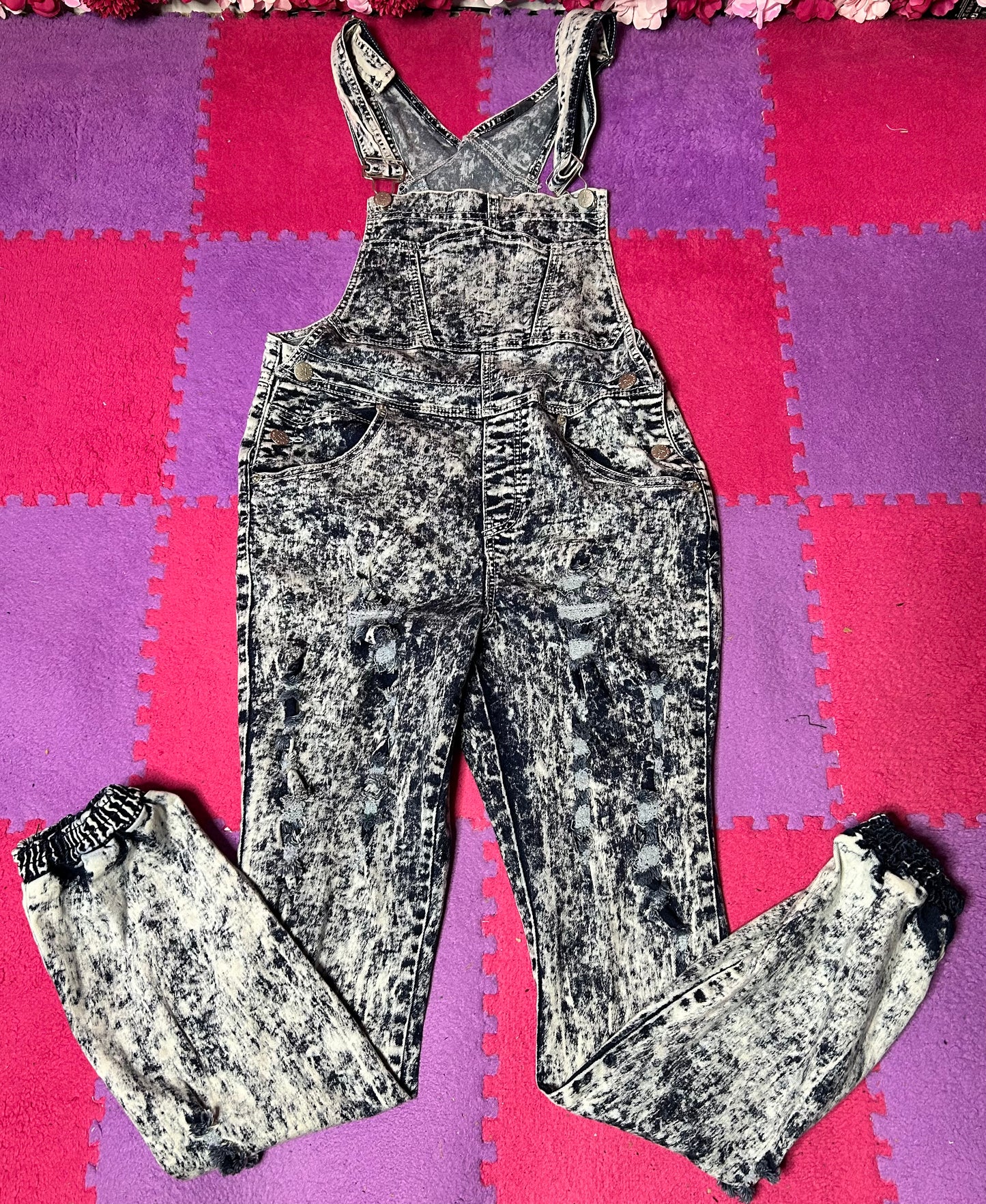 Overalls Denim Distressed Jeans (GU)