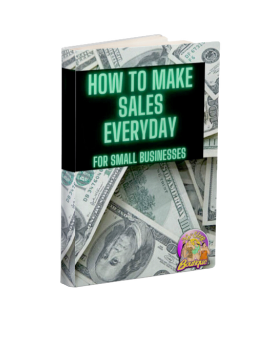 How to make sales everyday for small businesses {E-Book}