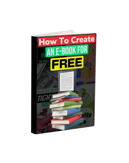 How to create an ebook for FREE {E-Book}