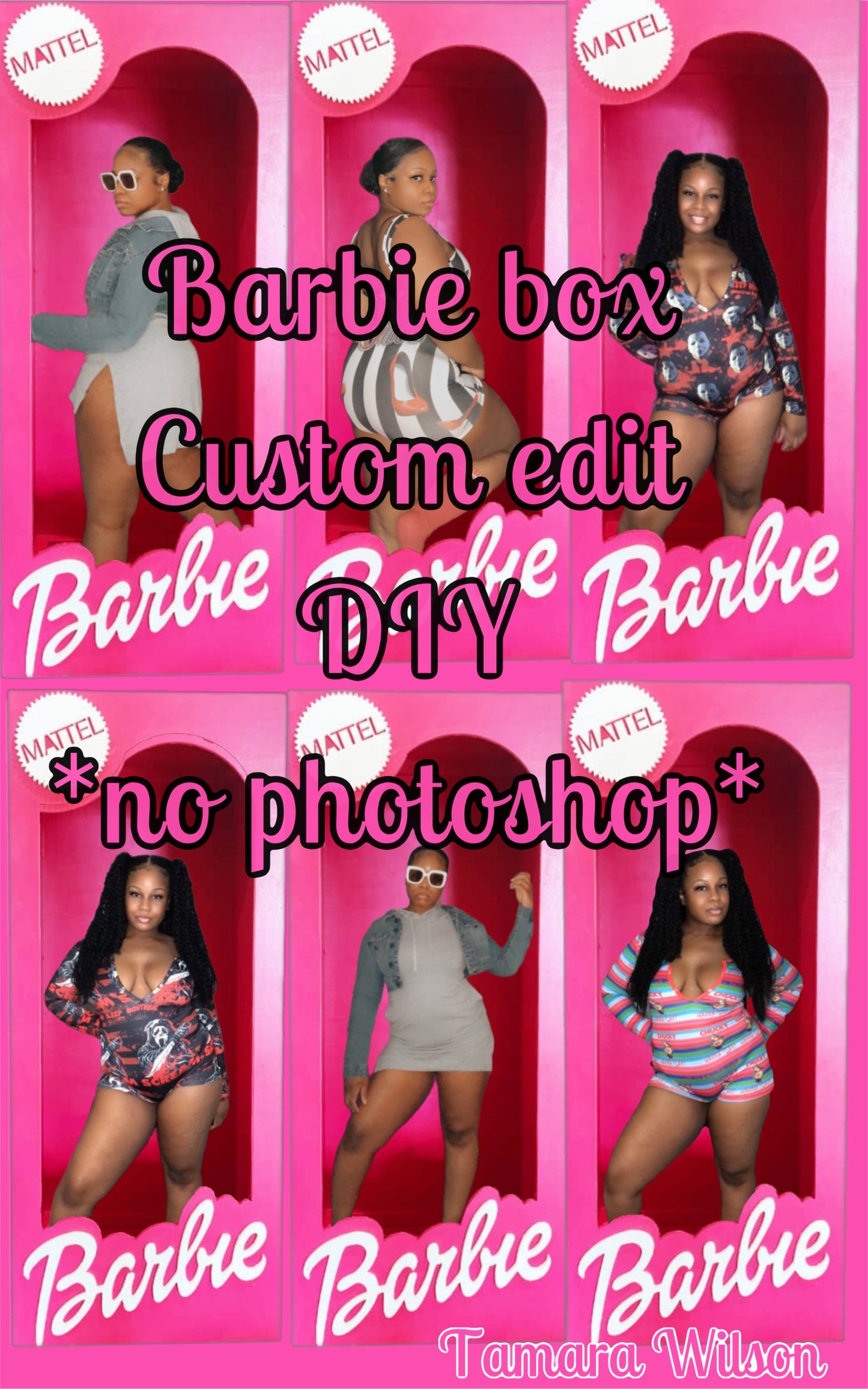 Barbie box custom edit DIY {E-Book}