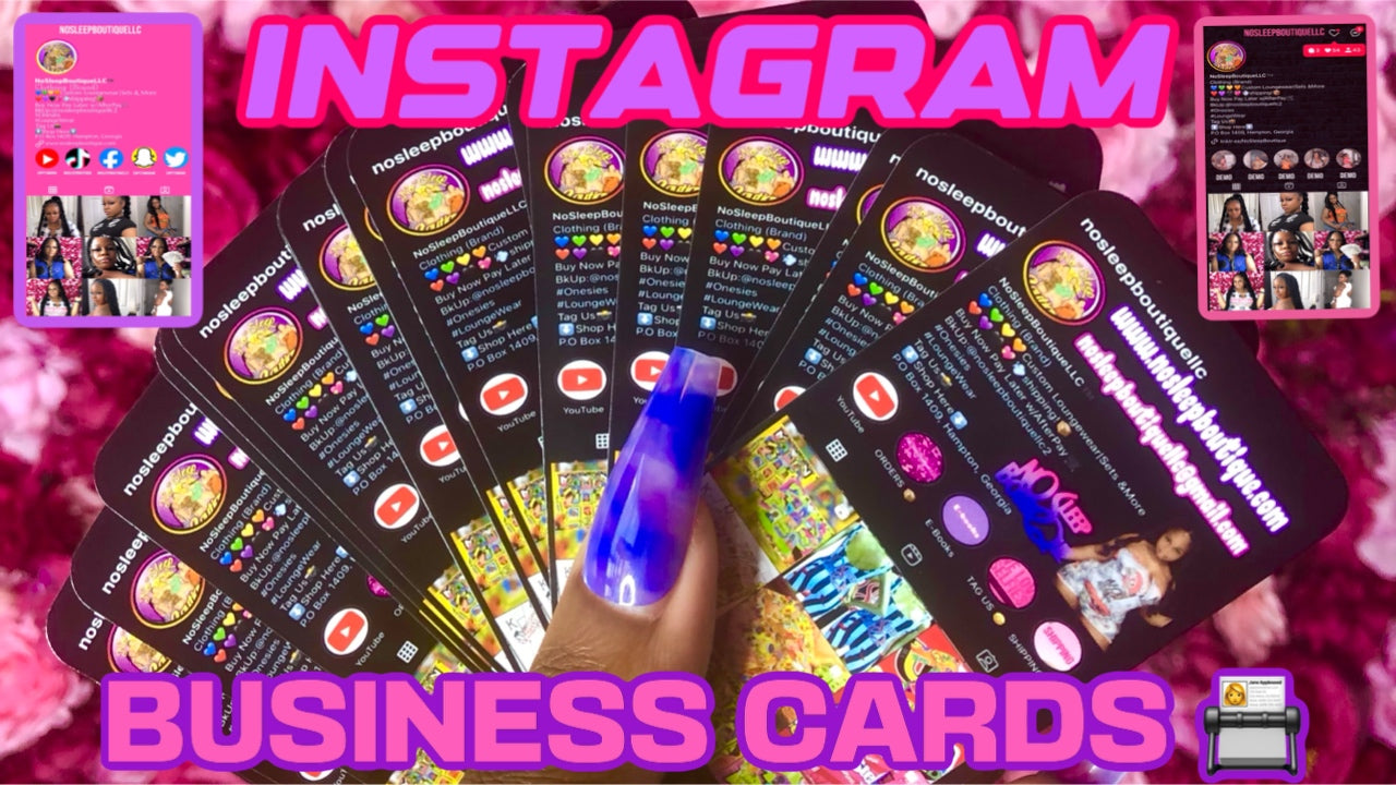 How to make IG Business Cards {E-Book}