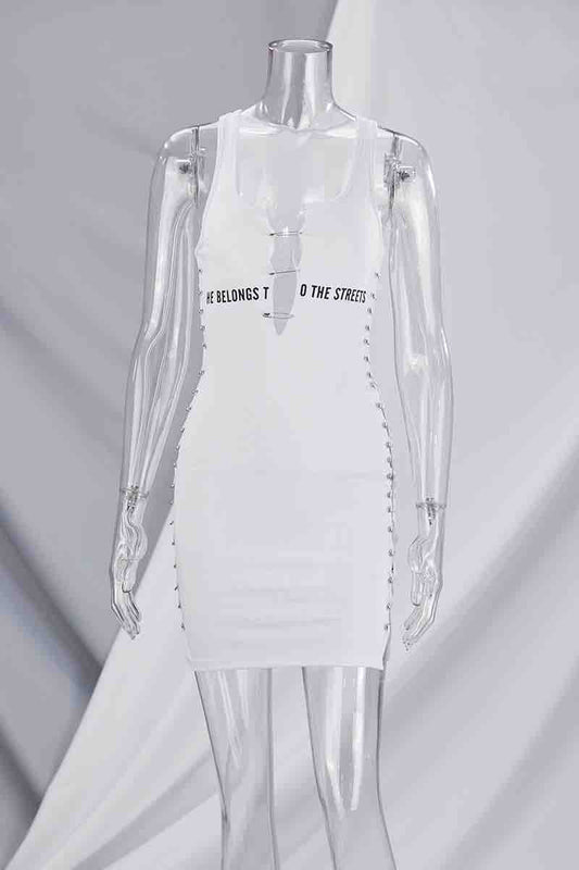 He Belongs To The Streets Mini Dress